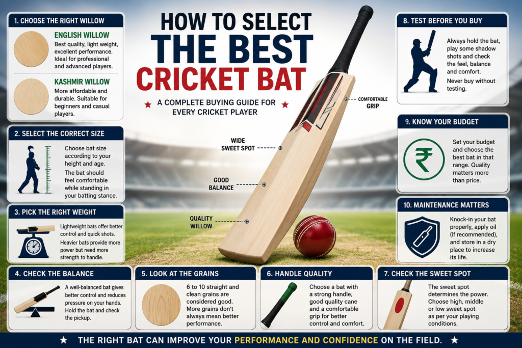 How to Select the Best Cricket Bat