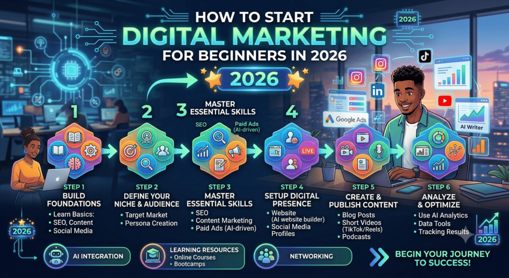 How to Start Digital Marketing for Beginners in 2026